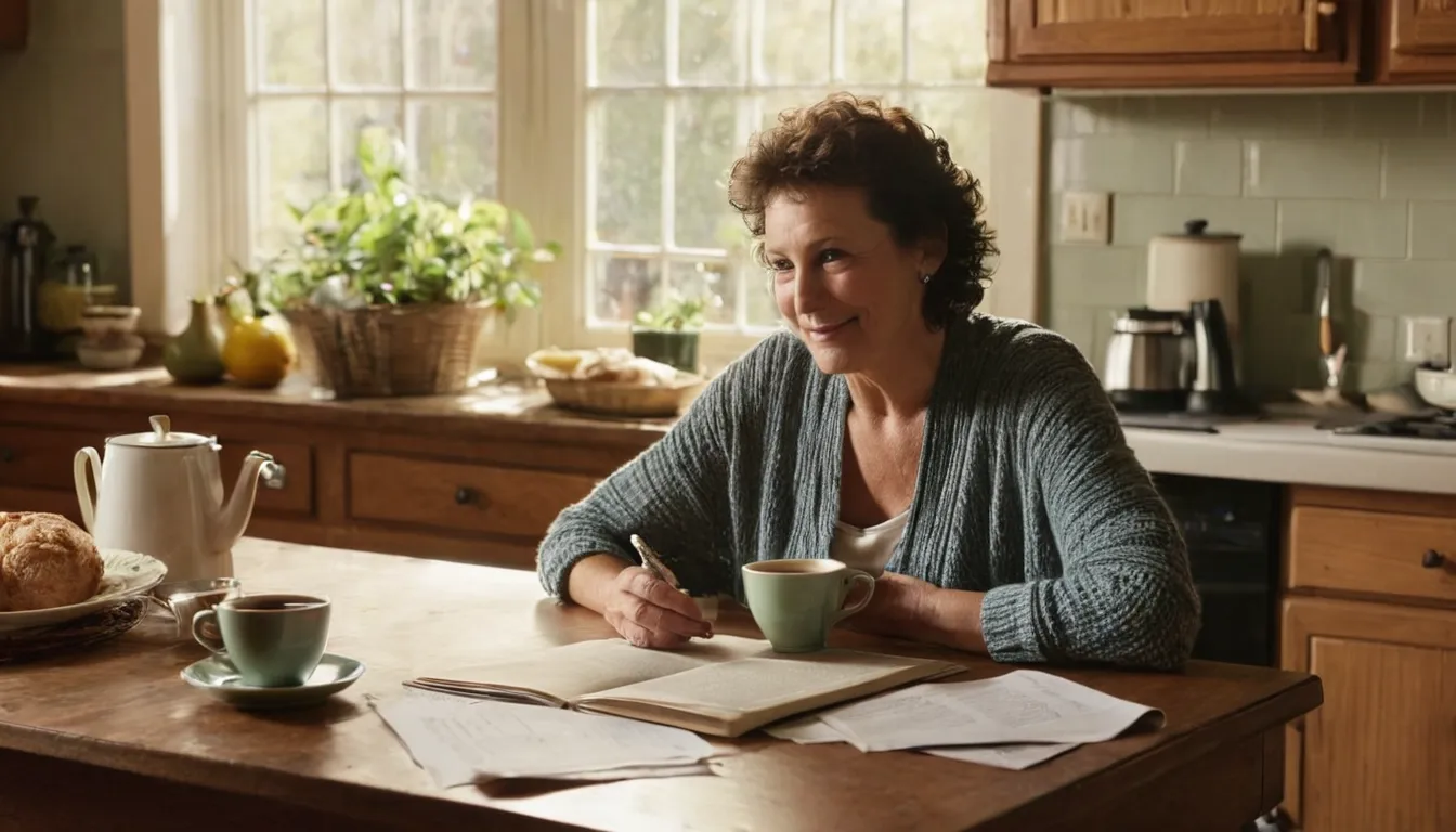 Homeowner reviewing a written septic estimate at the kitchen table in the Newton area